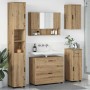 Juego de muebles de baño 5 pcs Roble artisan 30 x 35 x 192 cm