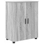 Juego de muebles de baño 4 pcs Gris sonoma 30 x 35 x 192 cm