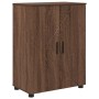Juego de muebles de baño 4 pcs Marrón roble 30 x 35 x 192 cm