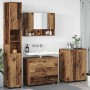 Juego de muebles de baño 4 pcs Madera vieja 30 x 35 x 192 cm