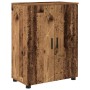 Juego de muebles de baño 4 pcs Madera vieja 30 x 35 x 192 cm