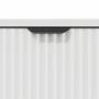 Juego de muebles de baño Cuadros 2 pcs Blanco 39.5 x 36 x 88 cm