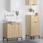 Juego de muebles de baño 2 pcs Roble Sonoma 39.5 x 36 x 88 cm