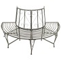 Semicircular steel garden tree bench 160 cm by vidaXL, garden benches - Ref: Foro24-313034, Price: 146,99 €, Discount: %