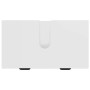 Juego de muebles de baño con cajón 2 pcs Blanco brillante