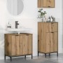 Juego de muebles de baño 2 pcs Roble artisan 39.5 x 36 x 88 cm