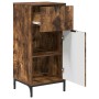Juego de muebles de baño 3 pcs Roble ahumado 39.5 x 36 x 88 cm