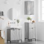 Juego de muebles de baño 3 pcs Gris sonoma 39.5 x 36 x 88 cm