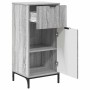 Juego de muebles de baño 3 pcs Gris sonoma 39.5 x 36 x 88 cm