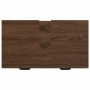 Juego de muebles de baño 3 pcs Marrón roble 39.5 x 36 x 88 cm