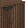 Juego de muebles de baño 3 pcs Marrón roble 39.5 x 36 x 88 cm