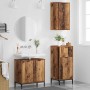 Juego de muebles de baño 3 pcs Madera vieja 39.5 x 36 x 88 cm