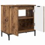 Juego de muebles de baño 3 pcs Madera vieja 39.5 x 36 x 88 cm