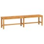 Banco de jardín madera maciza de acacia 180 cm