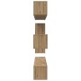 Conjunto de mueble de TV 8 pcs Roble artisan 30.5 x 30 x 90 cm