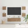 Conjunto de mueble de TV 6 pcs Roble artisan 60 x 30 x 30 cm