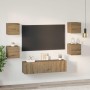 Conjunto de mueble de TV 6 pcs Roble artisan 60 x 30 x 30 cm