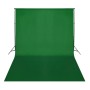 Telón de fondo para fotografía algodón verde 500x300 cm croma