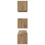 Conjunto de mueble de TV 4 pcs Roble artisan 60 x 30 x 30 cm