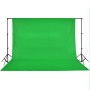 Telón de fondo para fotografía algodón verde 500x300 cm croma