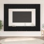 Conjunto de mueble de TV Montaje en la pared 10 pcs Roble negro
