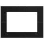 Conjunto de mueble de TV Montaje en la pared 10 pcs Roble negro