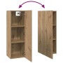 Conjunto de mueble de TV 10 pcs Roble artisan 30.5 x 30 x 90 cm
