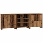 Tableros Lateral 3 pcs Madera vieja 70 x 41 x 75 cm
