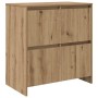 Tableros Lateral 3 pcs Roble artisan 70 x 41 x 75 cm