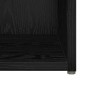 Juego de muebles de TV 6 pcs Roble Negro 37 x 35 x 72 cm