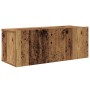 Juego de muebles de TV 8 pcs Madera vieja Madera contrachapada