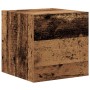 Juego de muebles de TV 8 pcs Madera vieja Madera contrachapada