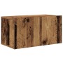 Juego de muebles de TV 8 pcs Madera vieja Madera contrachapada