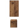 Conjunto de mueble de TV 3 pcs Madera vieja 60 x 30 x 30 cm