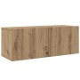 Conjunto de mueble de TV 5 pcs Roble artisan 100 x 30 x 30 cm