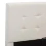 Cama canapé hidráulica cuero sintético blanco 90x200 cm de vidaXL, Camas y somieres - Ref: Foro24-285516, Precio: 304,50 €, D...