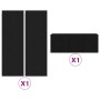 Juego de Muebles para TV de 4 Piezas Roble Negro Madera