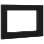 Conjunto de mueble de TV Montaje en la pared 10 pcs Roble negro