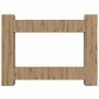 Conjunto de mueble de TV 10 pcs Roble artisan 30.5 x 30 x 90 cm