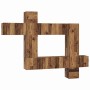 Conjunto de mueble de TV 10 pcs Madera vieja 30.5 x 30 x 90 cm