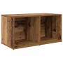Gabinete de TV 3 pcs Marrón 107 x 35 x 37 cm