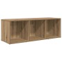 Gabinete de TV 3 pcs Marrón 107 x 35 x 37 cm
