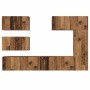 Conjunto de mueble de TV 6 pcs Madera vieja 30.5 x 30 x 90 cm
