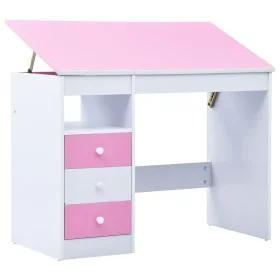 Pink and White Tilting Children's Drawing Desk by vidaXL, Art and drawing tables - Ref: Foro24-287447, Price: 134,44 €, Disco...