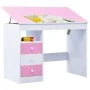 Escritorio infantil de dibujo inclinable rosa y blanco de vidaXL, Mesas para arte y dibujo - Ref: Foro24-287447, Precio: 134,...