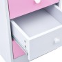 Neigbarer Zeichentisch für Kinder in Rosa und Weiß von vidaXL, Kunst- und Zeichentische - Ref: Foro24-287447, Preis: 136,92 €...