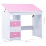 Neigbarer Zeichentisch für Kinder in Rosa und Weiß von vidaXL, Kunst- und Zeichentische - Ref: Foro24-287447, Preis: 136,92 €...
