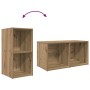 Juego de muebles de TV 8 pcs Roble artesanal 37 x 35 x 72 cm