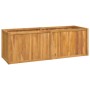 Arriate de madera maciza de teca 150x50x50 cm
