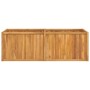 Arriate de madera maciza de teca 150x50x50 cm